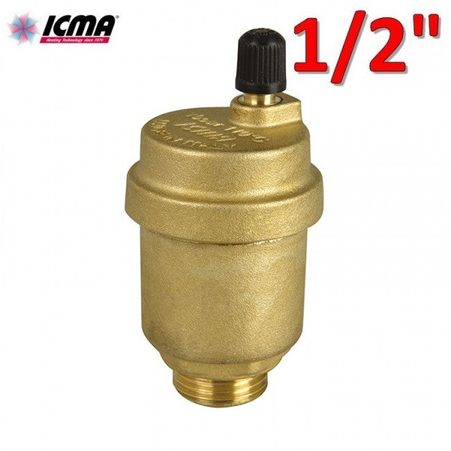 ICMA 700 - Vanne de purge d'air automatique 1/2'' pour systèmes d'eau et de chauffage
