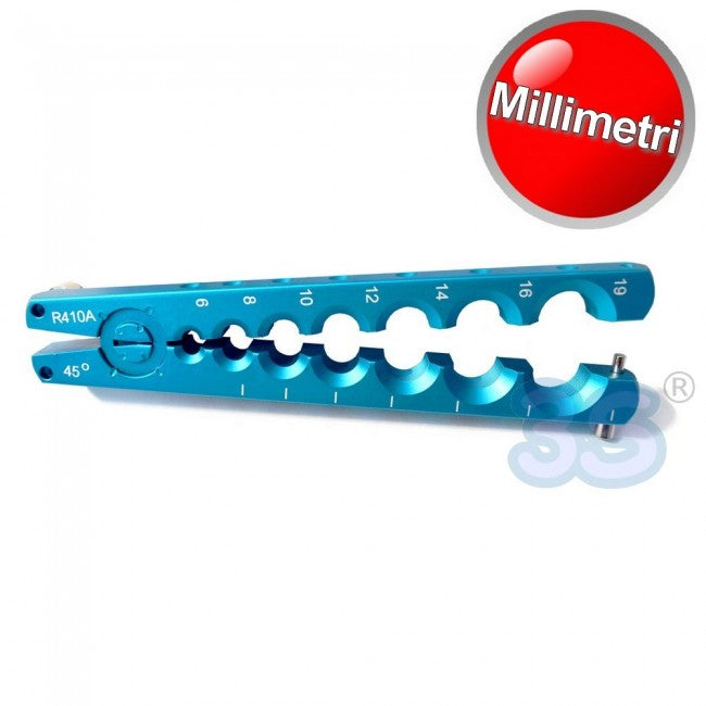 Replacement template in millimeters for aluminum shirts CH-805 and CH-806