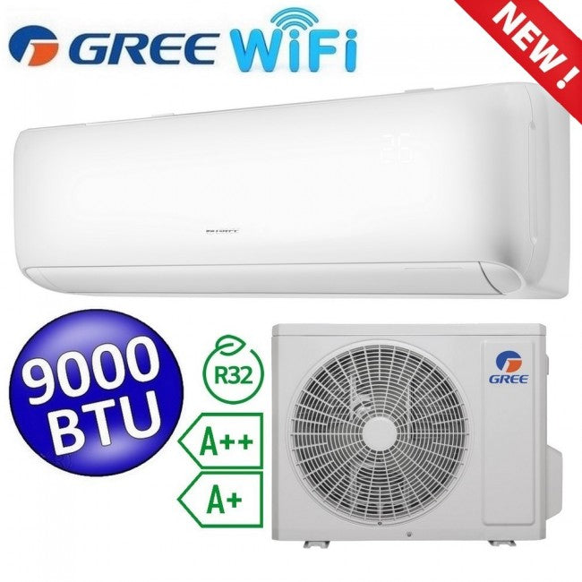 ARI Gree - climatisation mono split 9000 Btu classe A++/A+ inverseur R32 WiFi