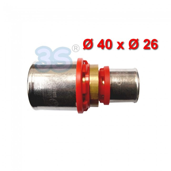 multicouche pressé - Joint à manchon réduit Ø 40 x 26 mm