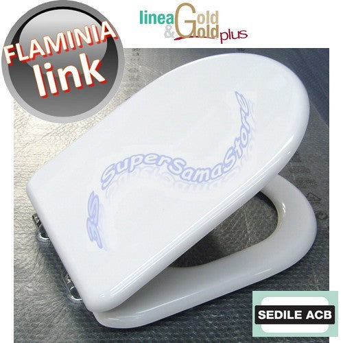 Abattant et couvercle de toilette Flaminia LINK - Marque ACB, gamme GOLD