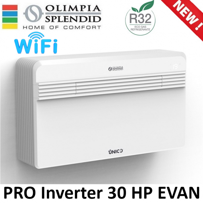 OLIMPIA UNICO PRO 30 HP EVAN without O.U. Wi-Fi integrated hot and cold