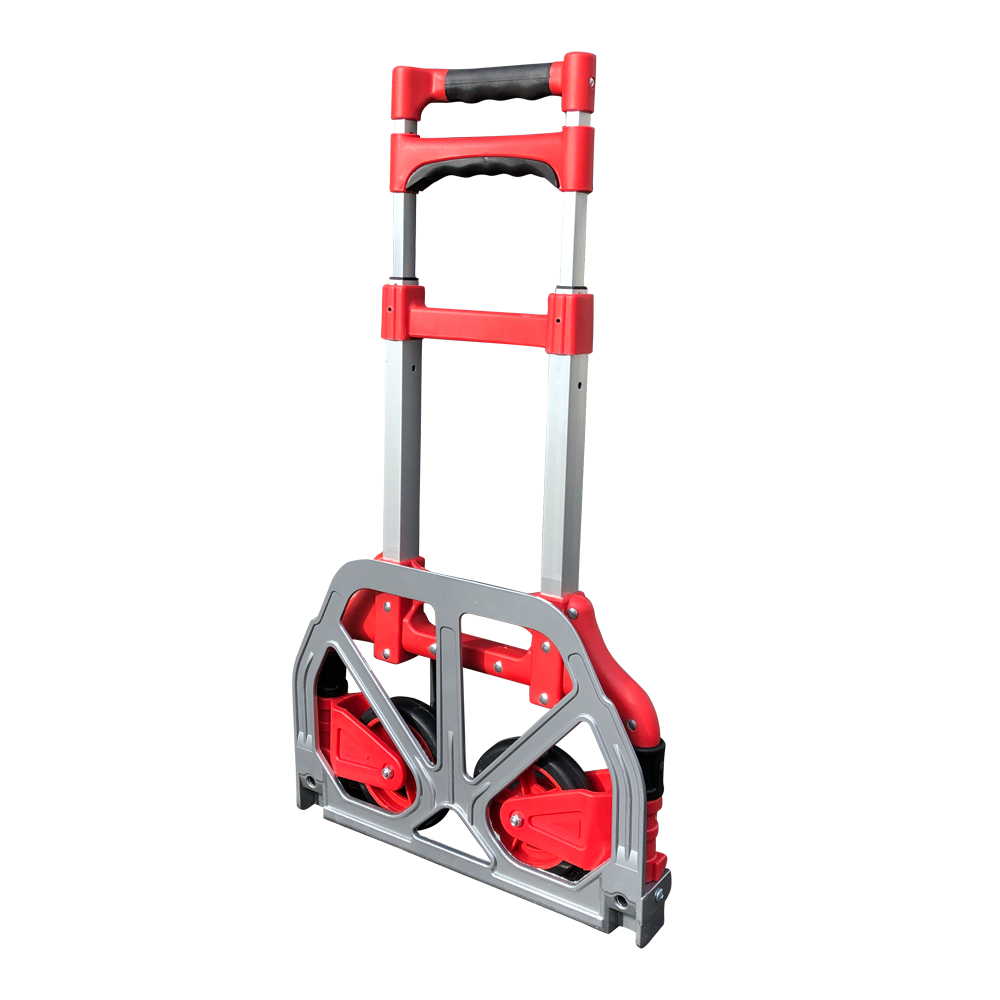 Chariot pliable en aluminium, capacité de charge 70 kg. Télescopique