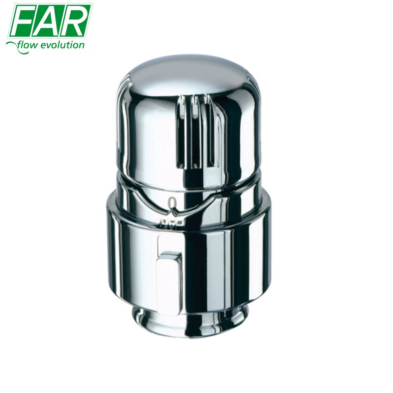 1827 - Commande thermostatique CHROME avec capteur de liquide intégré - FAR