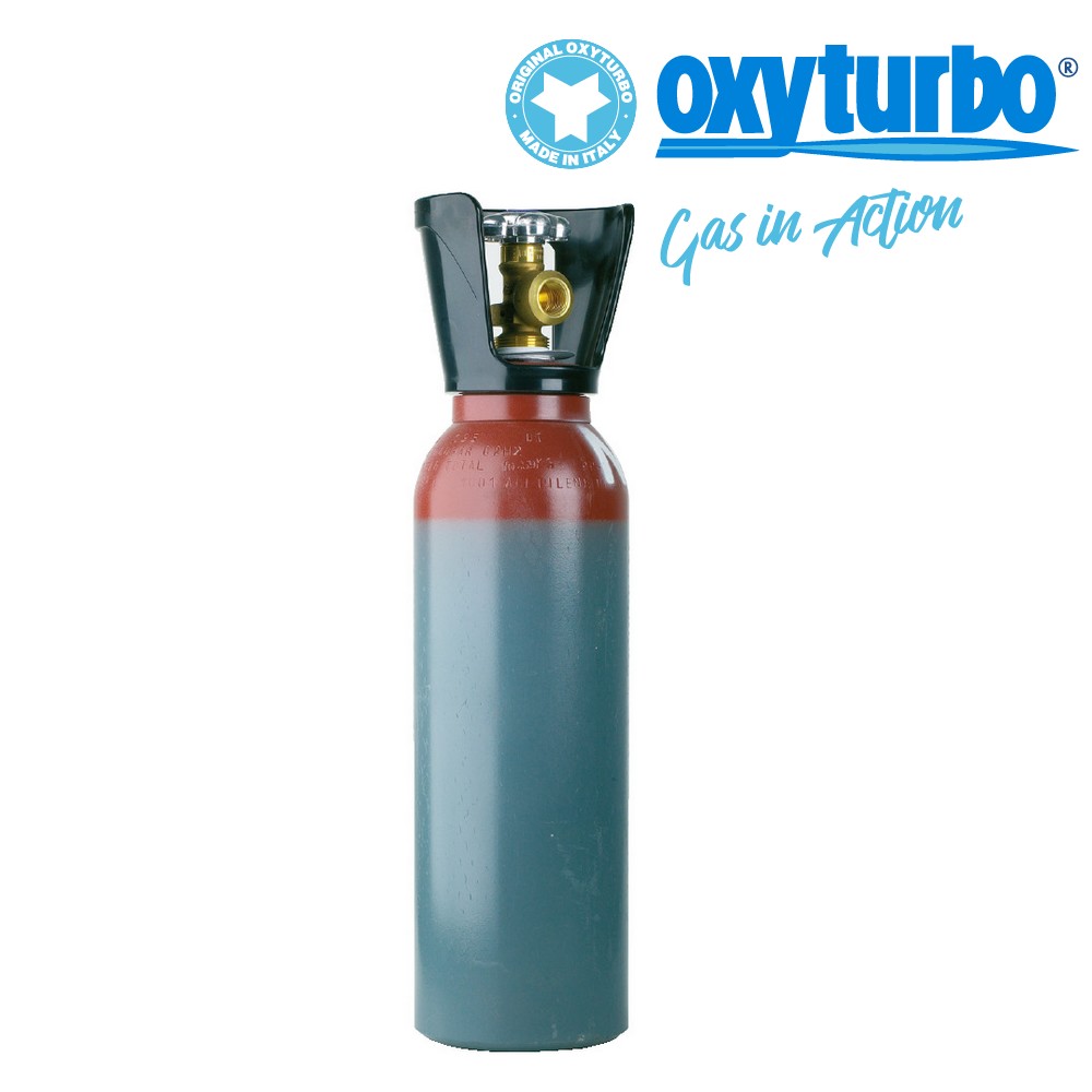 Bouteille d'acétylène rechargeable de 5 litres et 200 bars pour le soudage