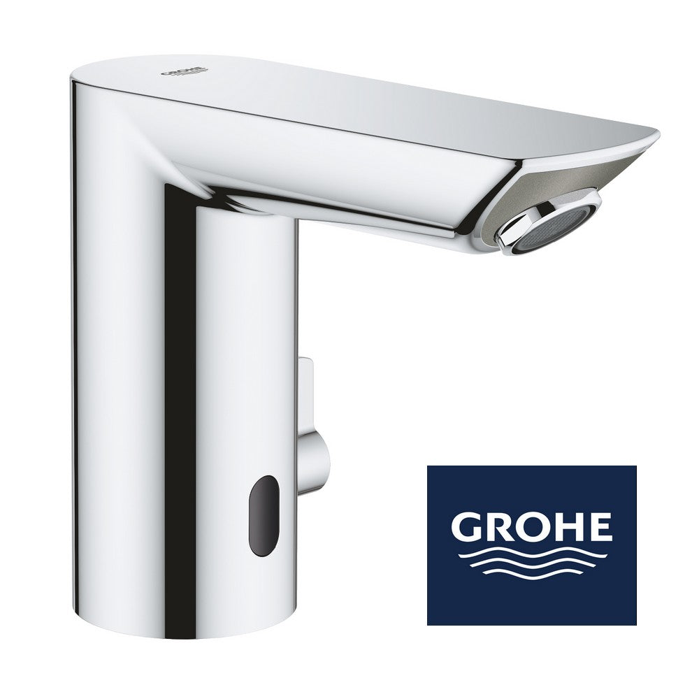 Electronic basin mixer with infrared sensor - 6V lithium battery - GROHE BAU COSMPOLITAN