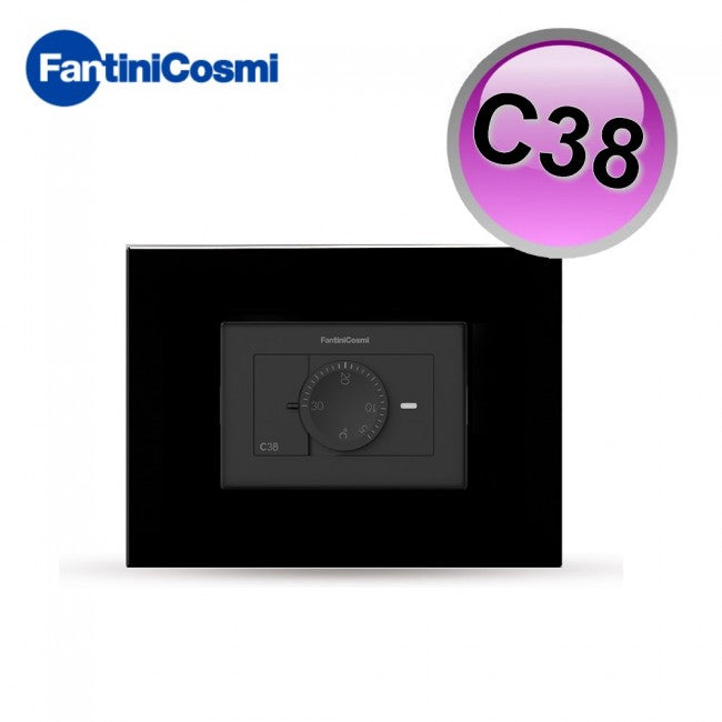 C38 - Fantini Cosmi Built-in Battery-Powered Electronic Thermostat