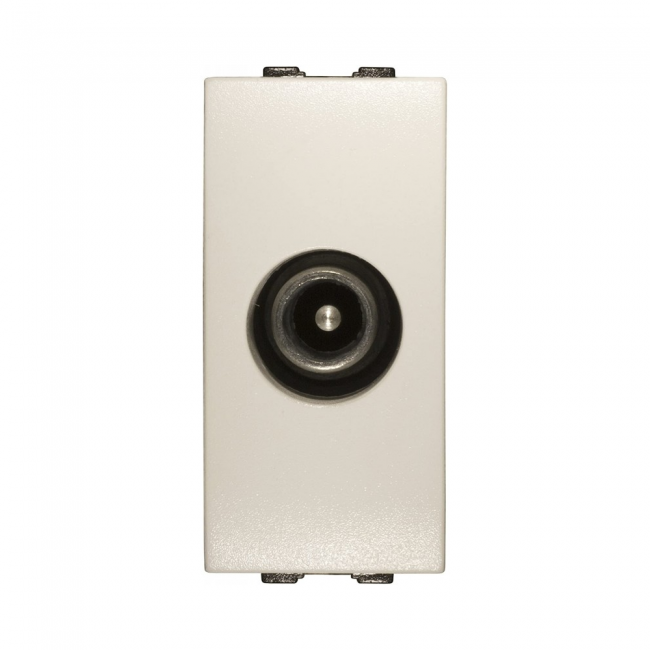 Connecteur coaxial TV satellite mâle Feb Electric 14051SAT/WH Tech
