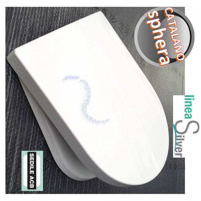 Abattant de toilette enveloppant thermodurcissable SPHERA Catalano - ACB Ercos