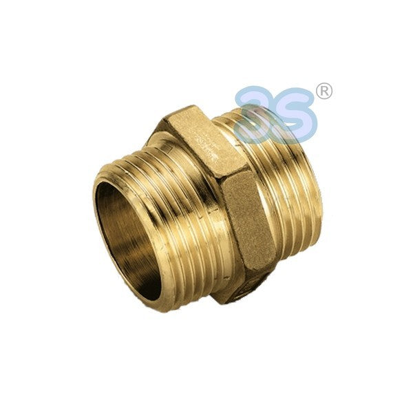 Raccords droits M-M 1''1/4 po en laiton - eau et gaz