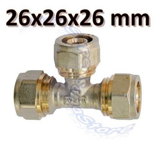 Vis multicouche - Raccord en T 26 x 26 x 26 mm