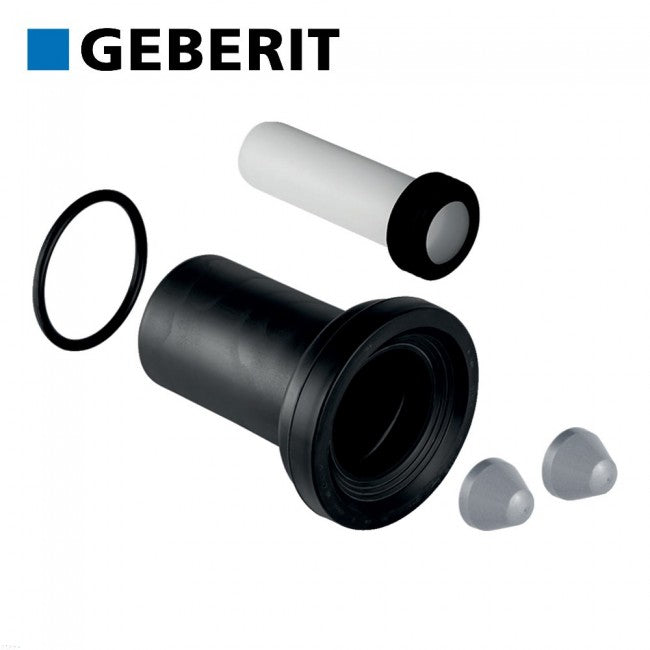 Kit de raccordement Geberit 18,5 cm pour WC suspendus, avec joint à lèvre.