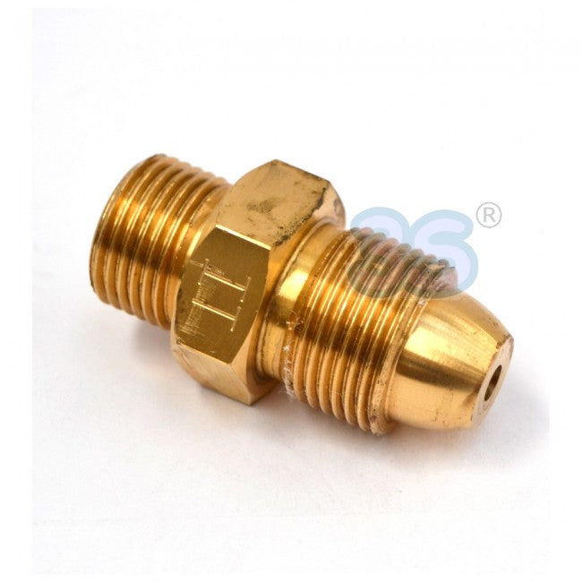 Brass Adapter for CO2 Reducer and Argon Bottle