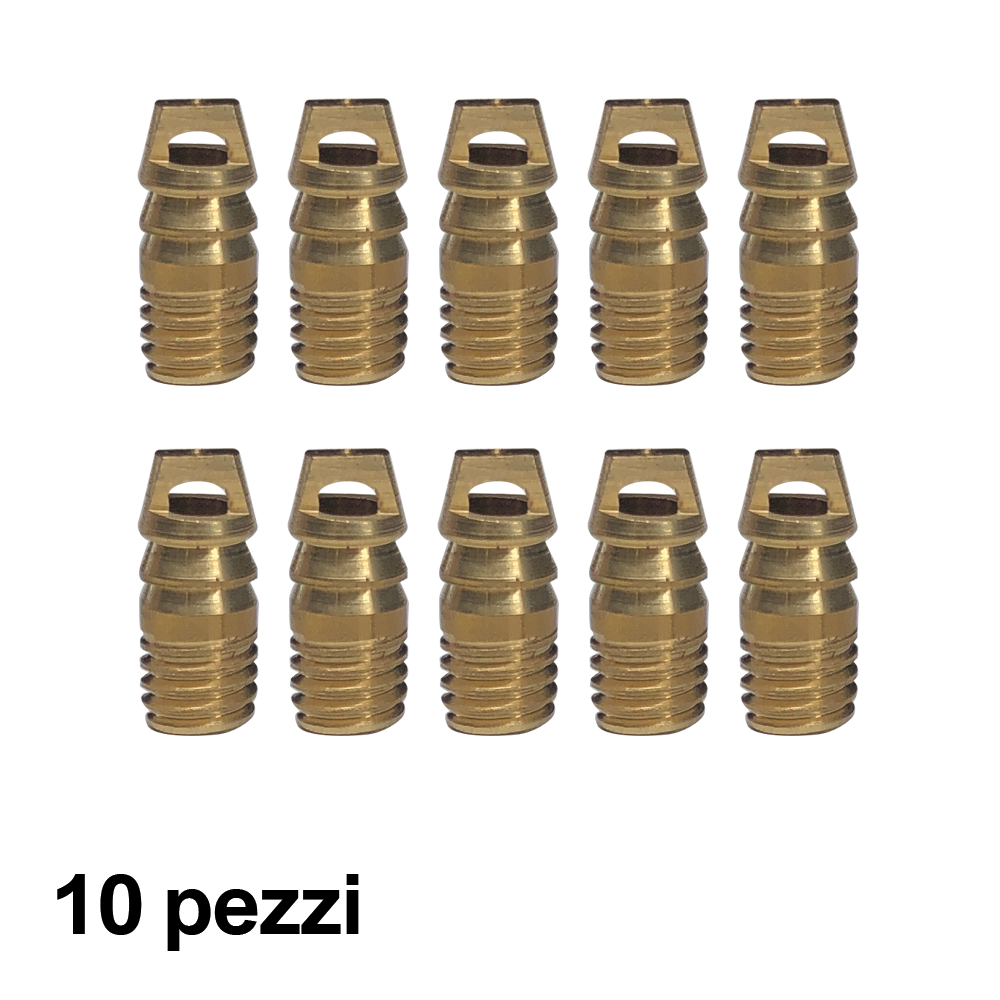 10 poussoirs de soupape de rechange pour tuyaux SAE de 1/4'' et 5/16''