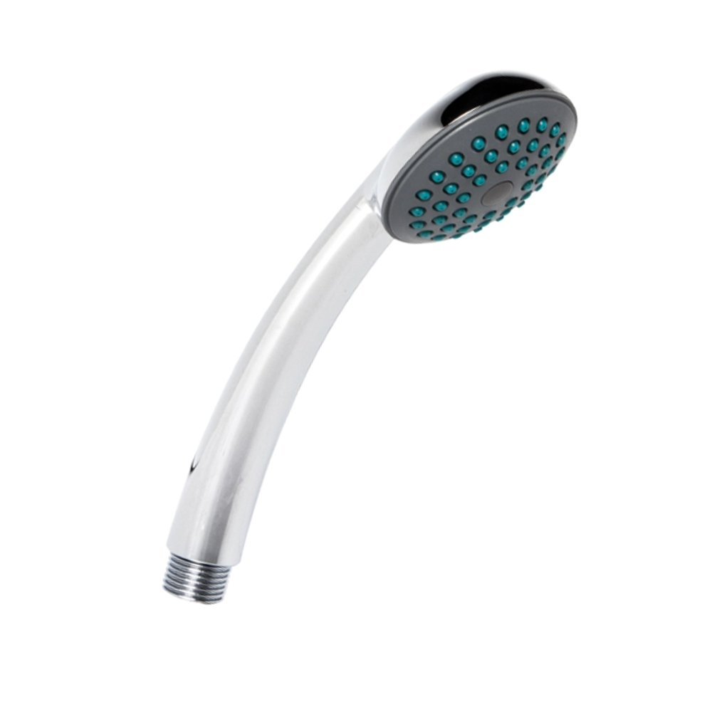 Pommeau de douche universel à jet unique en ABS chromé
