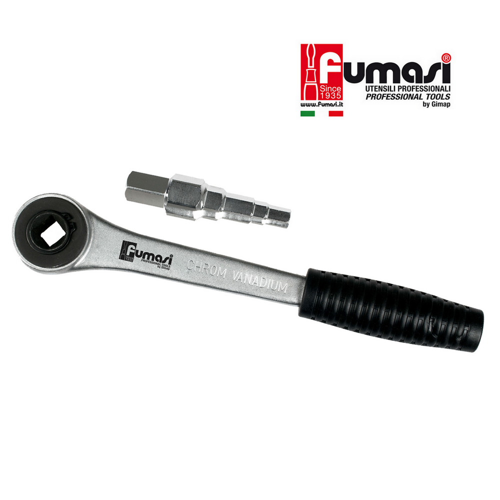 Clé à cliquet à 5 dents 3/8''- 1/2''- 3/4''- 1''
