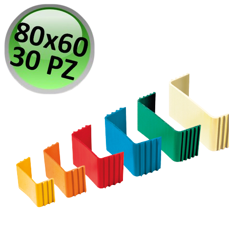Support de verrouillage FAST BLOCK 80x60 mm - Lot de 30