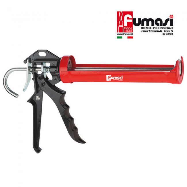 Pistolet manuel pour cartouches d'ancrage silicone et chimique avec mécanisme renforcé de type professionnel