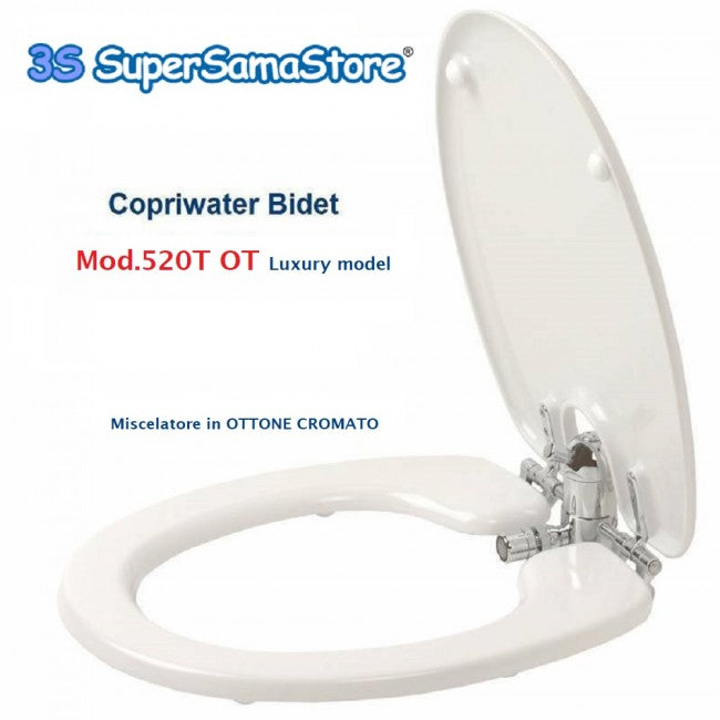 TOILET LID with BIDET seat with BUILT-IN BIDET function item 520TOT
