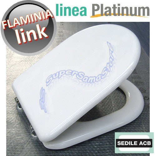 Abattant de toilettes sur pied Flaminia LINK - Gamme ACB Ercos Platinum