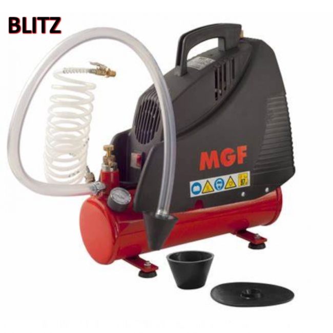Pompe de débouchage de canalisations MGF BLITZ + compresseur d'air