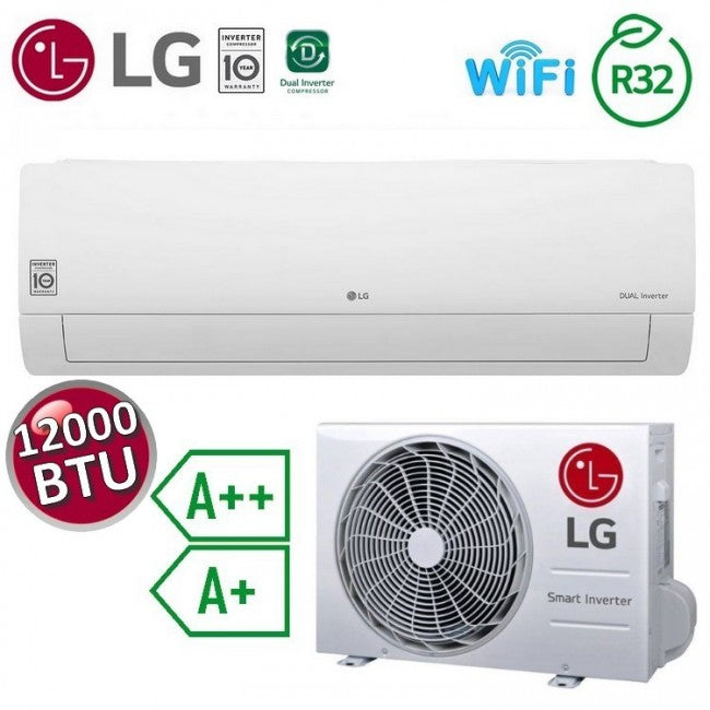 Climatisation mono split LG Libero SMART WiFi 12000 btu 3,5 kw A++ A+