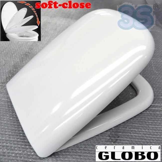 Abattant de toilette à fermeture amortie d'origine pour GENESIS Ceramica Globo - GE020BI