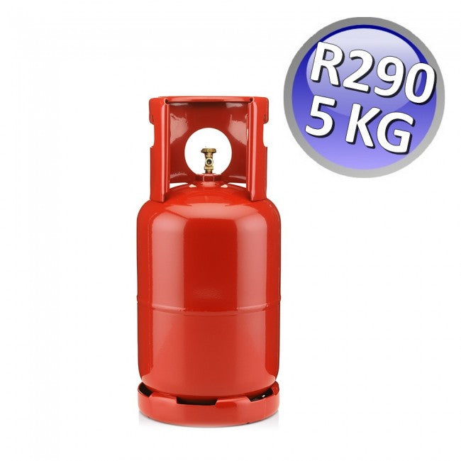 Bouteille de gaz réfrigérant R290 propane - 5 kg