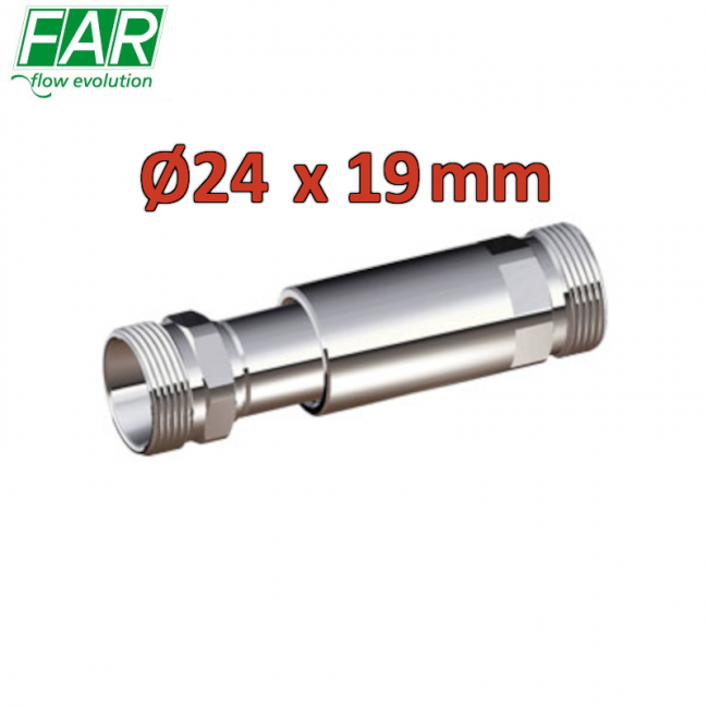 SIMPLYFAR - Joint de réparation fileté pour raccord télescopique extensible Ø 24x19 mm - FAR