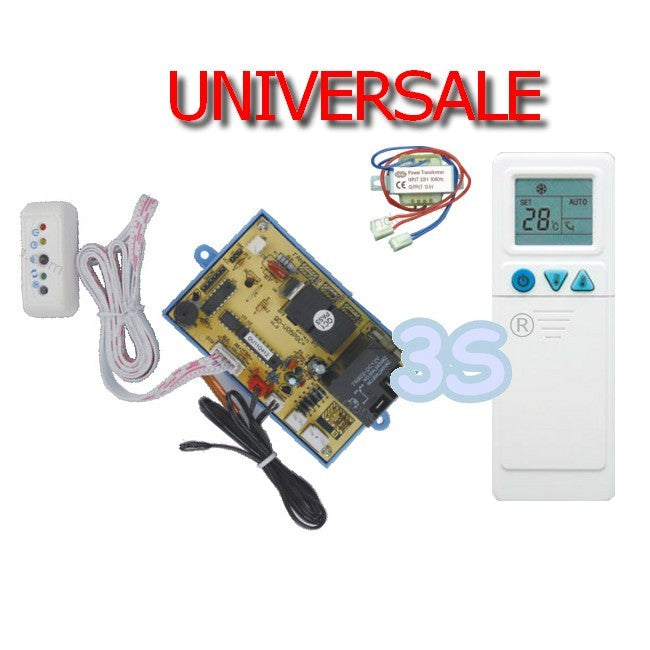 Télécommande universelle avec carte pour climatiseurs split - Technologie ON-OFF - 6 fils PG