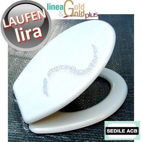 Abattant de toilettes Laufen LIRA avec âme en bois - Gamme ACB GOLD