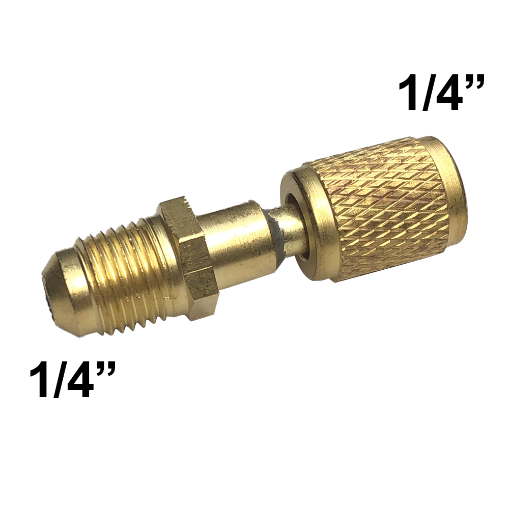 1/4'' SAE M-F Swivel Connector with Swivel and Pin Depressor