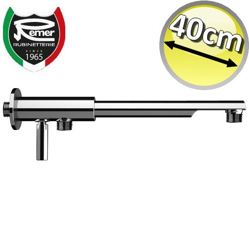 Bras de douche avec inverseur, 40 cm, design minimaliste - Robinetterie REMER