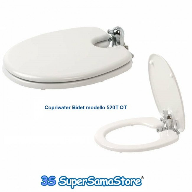 TOILET LID with BIDET seat with BUILT-IN BIDET function item 520TOT
