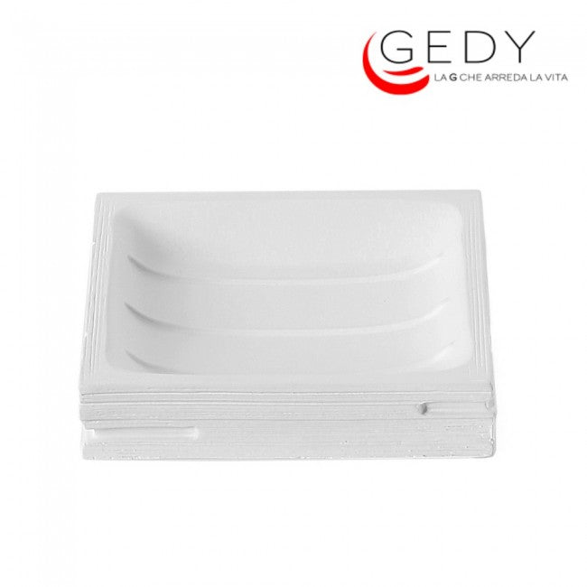 Porte-savon gris Gedy Quadrotto - Thermoplastique
