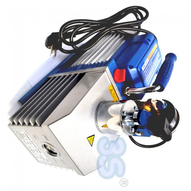 Pompe à vide à deux étages avec électrovanne et manomètre, débit de 200 L/min pour systèmes à gaz R32 et R1234YF