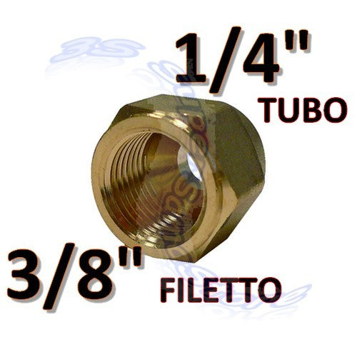 Embout à raccord réduit, trou de 1/4'' x filetage femelle 3/8''