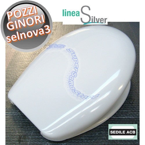 Abattant WC thermodurci SELNOVA 3 de Pozzi Ginori - ACB Ercos