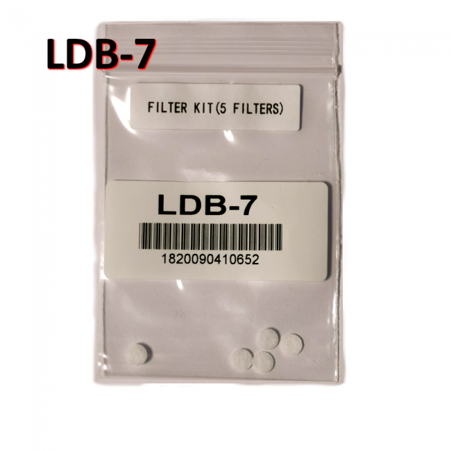 Set of 5 replacement sensor filters for CS LD 1.0 BOSCH leak detectors