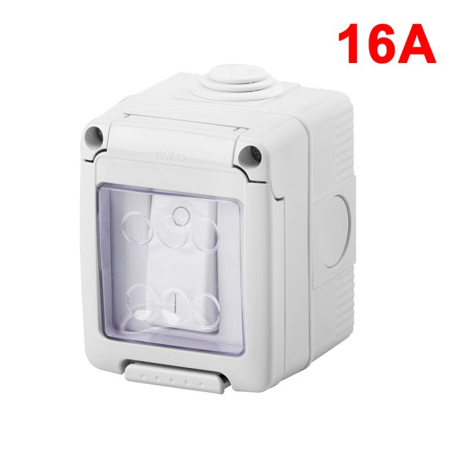 Boîtier électrique étanche pour usage intérieur et extérieur avec interrupteur bipolaire 16 A