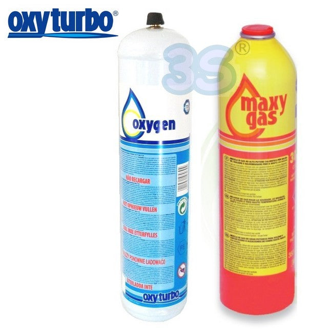 Cartouches de rechange pour oxygène et gaz maxi pour la station Turbo Set 90