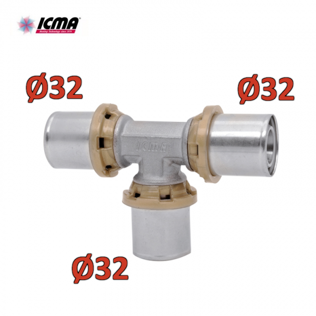 ICMA 406 - Raccord en T SEMPITER® 32x32x32