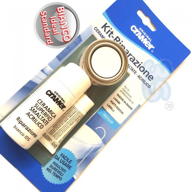 Cramer - Ceramic Sanitary Repair Kit for Ideal Standard Acrylic Enamel Bathtubs WHITE