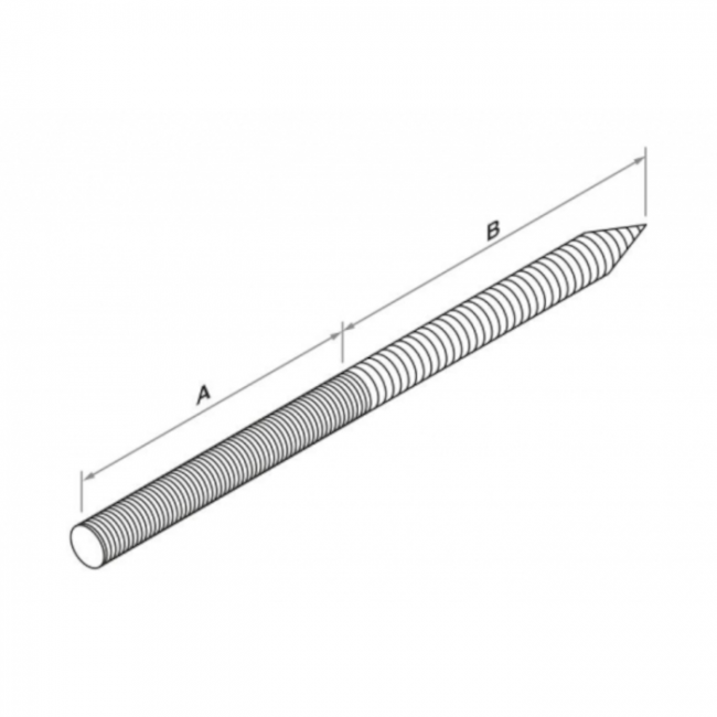Kit d'ancrage à collier galvanisé OTER - M8x80 mm