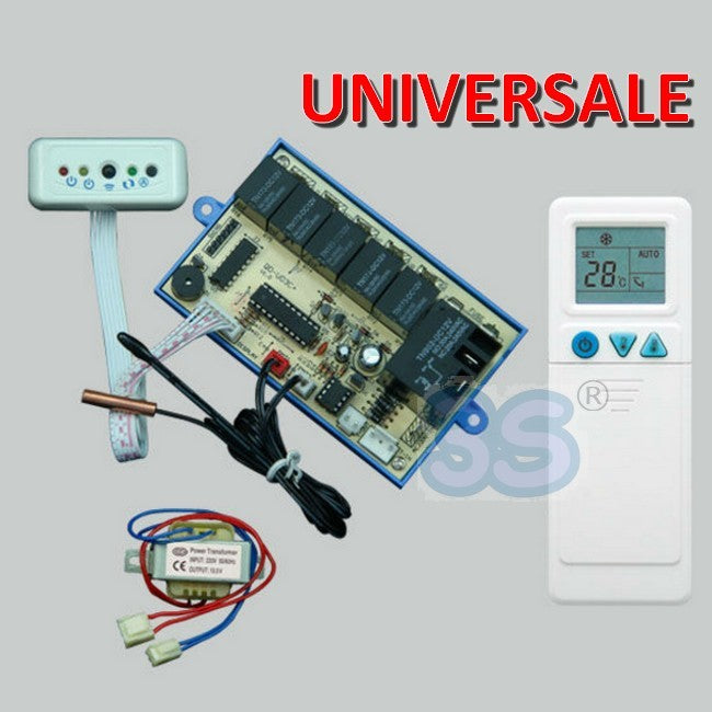 Télécommande universelle avec carte pour climatiseurs split - Technologie ON-OFF