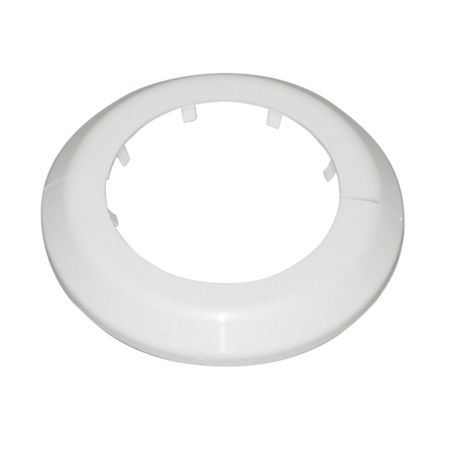 Rosace en plastique ouvrante, diamètre extérieur 150 mm, pour tuyaux d'évacuation de toilettes