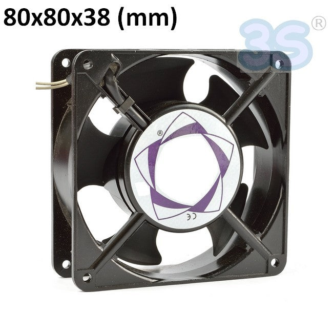 Ventilateur axial 80 x 80 x 38 mm 230 V