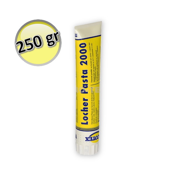 Mastic Pasta Locher 250 conforme à la norme UNI-EN 751/2 pour les raccords filetés d'eau potable et de gaz.