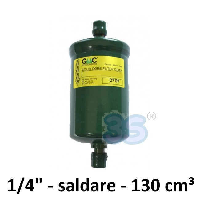 SC082S - GMC Solder Drier Filter 1/4'' connections - 130 cm³ with molecular sieve