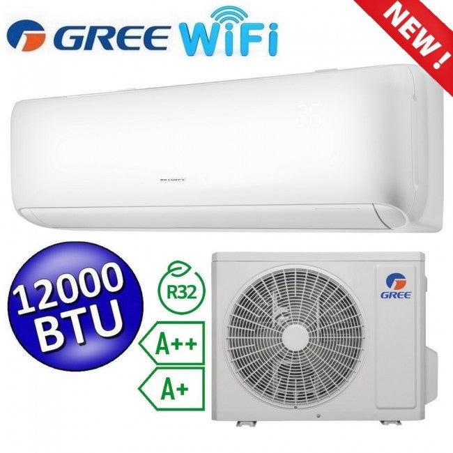 ARI Gree - Climatiseur split monobloc 12 000 BTU classe A++/A+ inverter R32 WiFi